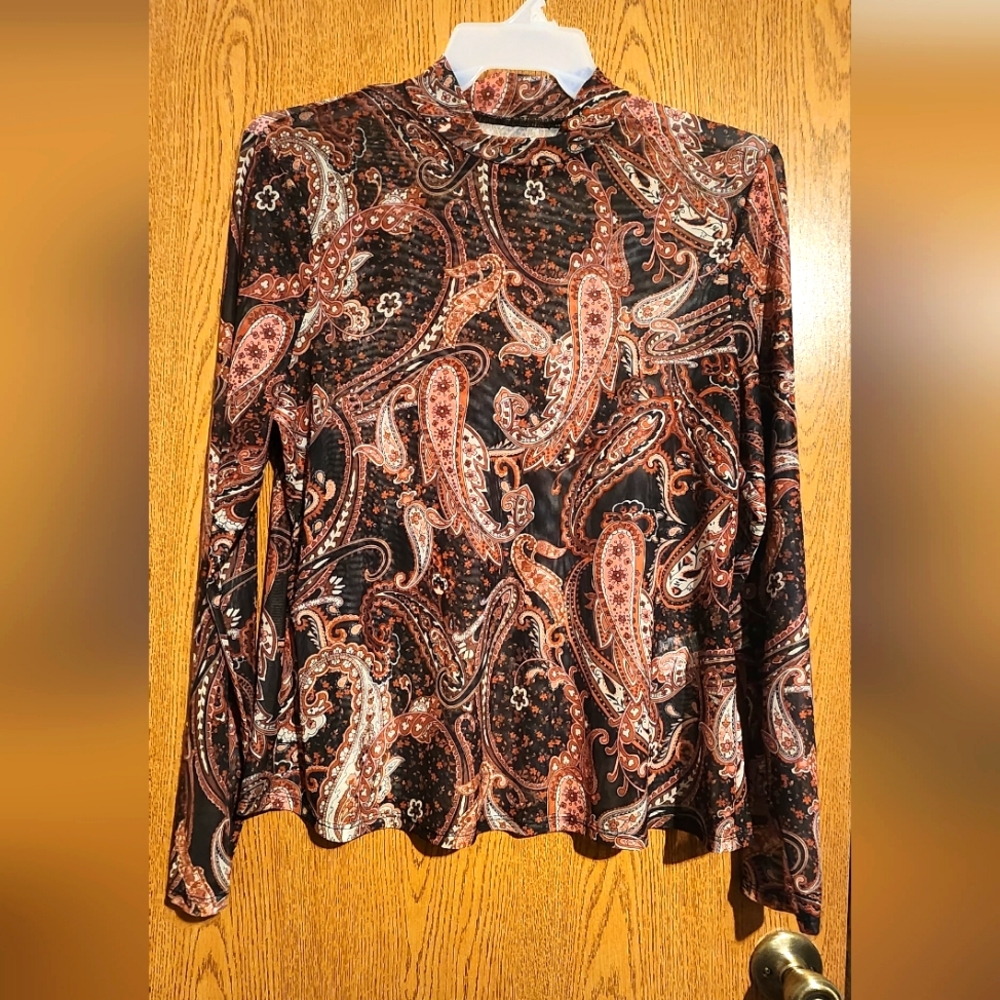 Shein Curve 3XL shear long sleeve top